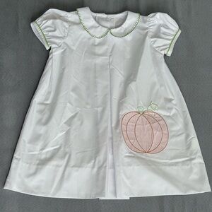 Lullaby Set embroidered pumpkin dress